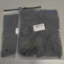 2 x Women's Mesh Lingerie Fishnet Babydoll Mini Dress Bodysuit See Through Shirts Long Sleeves Lingerie Bodysuit Cover Up (Black)