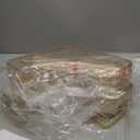 3-Tier Corner Bathroom Counter OrganizerMakeup & Skincare Shelf with Built-in Brush HolderSpace-Saving Bathroom Countertop Organizer for Skincare, Perfume, Cosmetics(Amber)