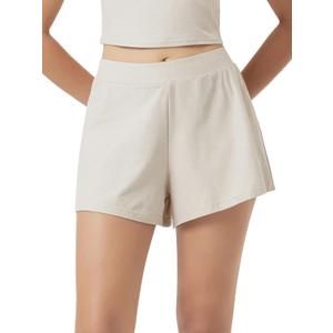 ODODOS Women's Lounge Shorts Ultra Soft odSTRATUM Tech 3" Inseam Comfy Sleep Bottoms Moisture Wicking UPF 50+ Casual Shorts (S)