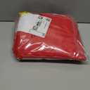 SASTYBALE Red Vinyl Tablecloth with Flannel Backing, Waterproof PVC Tablecloths for Rectangle Tables, Plastic Wipeable Table Cloths for Daily, Holiday and Party Dinner(60 x 102 Inch)