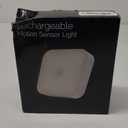 Rechargeable Motion Sensor Closet Light, Rechargeable Battery Operated Ceiling Light Wireless, 500LM Wireless Motion Activated Light for Shower Stairs Hallway Pantry Porch Garage, 5000K (White)