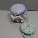 Elk and Friends Stainless Steel Snack Cups | Removable Silicone Food Catcher and Travel Lid | Spill-Proof Snack Containers for Baby, Toddler, Kids | Dishwasher Safe | 2 Pack