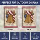 250 Years Anniversary USA Flag - 1776-2026 Memorial Day Garden Decor, Let Freedom Ring Patriotic Flags, Rustic USA Anniversary Flag, Double-sided Independence July 4th Garden Flags
