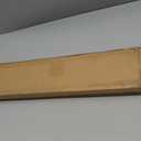 Blinds for Indoor Windows 1" Vinyl L-Shaped Slats Cordless Mini Blinds for Home, 38" W  64" H - White