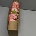 Artificial Satin Rose Flower Heads,42 Pcs Silk Rose Heads with Stems,3.5'' Rose Artificial Flowers Bulk,Artificial Rose Flower Heads for DIY Crafts Bouquet (42, Light Pink)