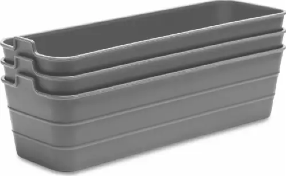 Everyday Living Gray Storage Basket (Grey)