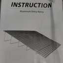 Nilight Door Threshold Ramp, 4" Rise Portable Aluminum Wheelchair Door Entry Ramps for Sheds Doorways Home Steps