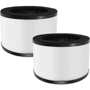 M01 replacement filter Compatible with MOOKA M01 Air Purifier, High-Efficiency Activated Carbon Filter Filtration System, 3-in-1 Pre-Filter, 2 Pack