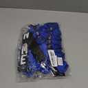 Aileam Cheer Pin Me Ribbon for Cheer Bag Bow Keychain with Rhinestones Competition Teen Girls Cheerleading (13inch (12 PCS), Blue/Black