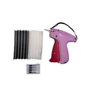 BEVTEE Price Tagging Guns for Clothes, Retail Price Tag Attacher Guns for Clothing (Not Stitch Gun), Includes 5 Needles, 1008 Barbs Fasteners, 1 Hard EVA Bag(Pink)