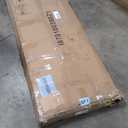 Queen Size Lift Up Storage Bed Frame, Modern Wingback with Adjustable HeadboardEquiped with LED Light, Fast Charging Station and Outlet, Solid Wood Slats, No Box Spring Needed, Noise-Free, White