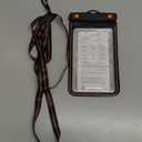 TORRAS IPX8 Waterproof Phone Pouch Floating, Underwater Screen Touchable, Water Proof Case with Lanyard for iPhone 17 Pro Max 16 S25, Cellphone Dry Bag Cruise Essentials 7.0 inch, Black