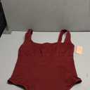 FeelinGirl Bodysuits for Women Seamless Square Neck Tummy Control Compression Thong Shapewear Bodysuit Tank Tops Bodysuit 5 XL