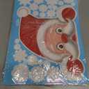 10 x 465 PCS 10 Sheet Double-Sided Christmas Window Clings, Christmas Snowflake Window Clings Stickers for Glass, Xmas Holiday Santa Claus Reindeer Snowflake Decals for Party