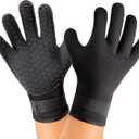 Neoprene Glove, Wetsuit Gloves 3mm with Waist Strap for Scuba Diving Snorkeling Paddling Surfing Kayaking Canoeing Spearfishing Skiing and Water Sports, Wetsuit Glove for Men, Women, Size: Large-X-Large