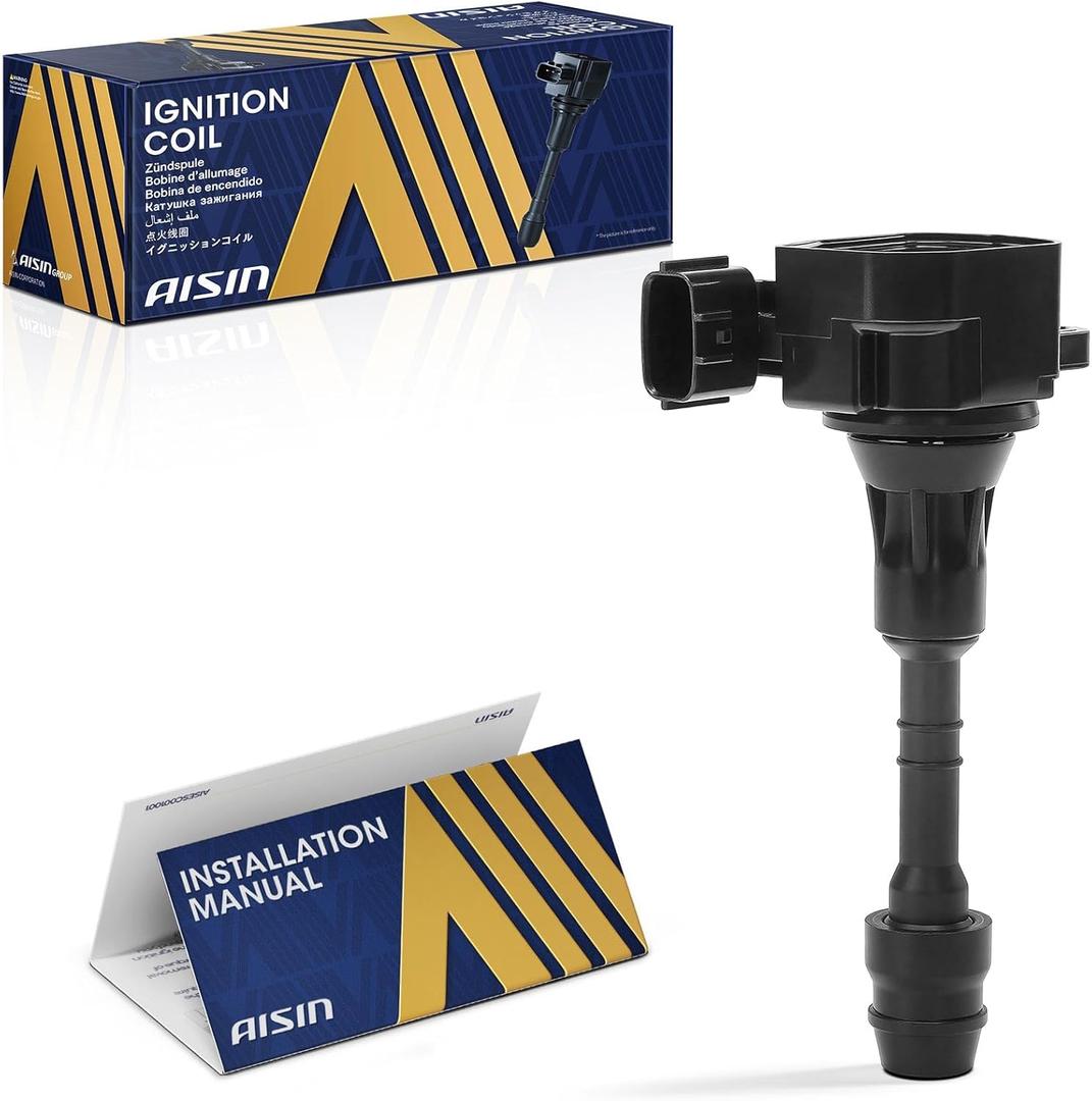 AISIN AFTERMARKET ESCAZ-00425 Ignition Coil - Compatible with Nissan Altima 02-06, Frontier 05-19, Pathfinder 01-12, Infiniti I35 02-04, QX4 01-03 - 3.5L 4.0L