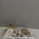 42'' Ceiling Fan with Lights and Remote, Low Profile Modern Ceiling Fan Gold, 6 Speed, Reversible, 3000k-6000k LED, Quiet DC Motor for Indoor Outdoor Bedroom Living Room