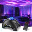 Northern Galaxy Light Aurora Projector with 33 Light Effects, LED Star Projector for Bedroom Nebula Lamp, Remote Control, White Noises, Bluetooth Speaker for Parties