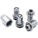 00276-00901, Wheel Lock Lug Nuts Set M12 x 1.5, Compatible with 2000-2024 Toyota 4Runner Corolla FJ Cruiser Highlander Matrix Sequoia Solara Tacoma Tundra & Lexus GS300 GS400 GS430 GX460 GX470 SC430 (Silver)