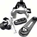 Yllhaoyuan Complete Engine Mount Set of 4 Compatible with 2007-2012 Nissan Sentra 2.0L - Replaces A4348 A4345 A4318 A4346