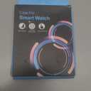 Misxi 2-Pack Hard PC Screen Protector Case for Samsung Galaxy Watch 7 40mm, Anti-Slip Ultra-Thin Scratch Resistant Cover with Tempered Glass for Galaxy Watch7, Transparent