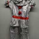 Morph Movie Clown Costume For Girls - Scary Kids Halloween Costume - Creepy Clown Outfit For Girls (X-Large)