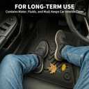 YITAMOTOR Floor Mats Fit for 2020-2026 Hyundai Sonata / 2021-2026 Kia K5 (Only FWD Models, Not for AWD/Hybrid), TPE Custom Fit All Weather Sonata Accessories for 1st & 2nd Floor Mats Set