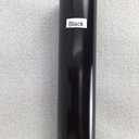 Jenacor Plastic Shower Rod Protector | 1 inch x 58 inches, 1 Pack (Black)
