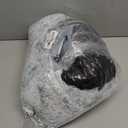 JOLLYVOGUE Small Dog & Cat Beds for Indoor Cats - 20 inches Calming Donut Dog Bed for Kittens & Puppies, Washable Round Fluffy Plush Faux Fur Pet Beds (Smoke Grey)