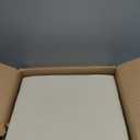 Joveco Small Foot Rest Stool Ottoman, 15" Fabric Square Footstool Upholstered Footrest for Chair, Under Desk, Office, Living Room, Wheat