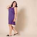 Amazon Essentials Women's Summer Tank Swing Mini Dress (Available in Plus Size) (Navy Red Dots)