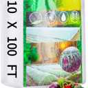 Woanger 10 x 100 FT Garden Netting Ultra Fine Mesh Bird Barrier Insect Netting for Raised Bed Vegetables Fruits Flowers Trees, Plant Row Cover for Garden Greenhouse Patio Protection (White)