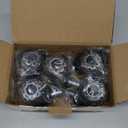 HOLKIE Office Chair Wheels Grey Dual Rubber 2 Inch Replacement Smooth Quiet Rolling Casters Universal Fit Casters 11x22mm, Wheels-Set of 5 for Hardwood Floors Carpet Computer Gaming (11mm-Fits Most-Not Fit High-Pile Carpets)