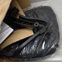 BestOffice | Ergonomic Office Chair | Mid-Back Swivel Desk Chair | Breathable Backrest & Lumbar Support | Adjustable Height | Sponge Seat | Rolling Wheels | Black | for Adults & Women