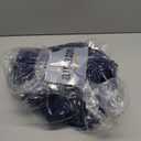 OLANLY Bathroom Rugs 34x21, Extra Soft Absorbent Chenille Bath Rugs, Rubber Backing Quick Dry, Machine Washable Bath Mats for Bathroom Floor, Tub and Shower, Home Decor Accessories, Navy