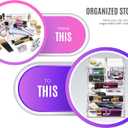 Sorbus Acrylic Makeup Organizer Set, 7-Drawer Vanity & Countertop Cosmetic Storage with Small & Wide Drawers, Clear Makeup Storage for Brushes, Lipsticks, Jewelry  Holiday Gift for Women & Teens