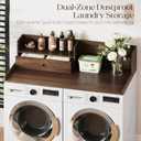 Washer Dryer Countertop with Drawer - Laundry Room Organization, 54"W x 27.6"D x 12"H