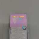 BTArtbox White Press On Nails Short - Soft Gel Press on Nails Almond, White Glue on Nails with Nail Glue, Reusable Stick on Nails in 16 Sizes, Cream Puff