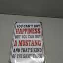 Mustang Sign, Mustang Accessories, Vintage Metal Mustang Signs