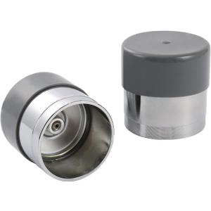 Wheel Bearing Buddy 1.98 Inch Bearing Protectors Chrome 2pcs with Protective Bras for Trailer Boat