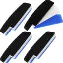 Aquarium Filter Kit 12 Pack 3 Layer Fish Tank Filter Media Set with 4 Carbon Sponge Pads, 4 Polishing Pad, and 4 Foam Filters for Clear Water, Compatible with Seachem Tidal 110 Gallon