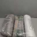 AAAAAcessories D-Shaped Chair Cushions, 2" Thick Dining Chair Pads with Ties and Removable, Machine-Washable Cover, 17" x 16", Set of 4, Oatmeal Beige