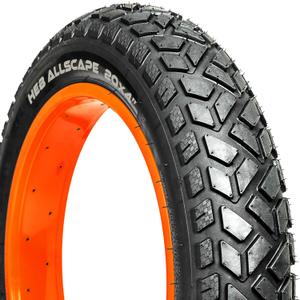 HEB ALLSCAPE 20x4 Bike Tire / 26x4 Bike Tire - Fat Tire for Ebike MTB, Heavy Duty High-Performance E-Bike Mountain Bike Tire, All-Terrain Directional Tread, High-Density Tire for Street & Trail Riding