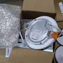 Amico 24 Pack 4 Inch 5CCT Ultra-Thin LED Recessed Ceiling Light with Junction Box, 2700K/3000K/3500K/4000K/5000K Selectable, 10W Eqv 60W, Dimmable Can Light, 800LM High Brightness Downlight - ETL&FCC