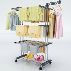 PurKeep Folding Drying Rack, Clothes Air Drying Rack