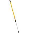 Rubbermaid Commercial Products Microfiber Adaptable Flat Mop Kit for WaveBrake Yellow Extendable Handle for Heavy-Duty Cleaning/Hardwood/Tile/Laminated Floors in Kitchen/Lobby/Office