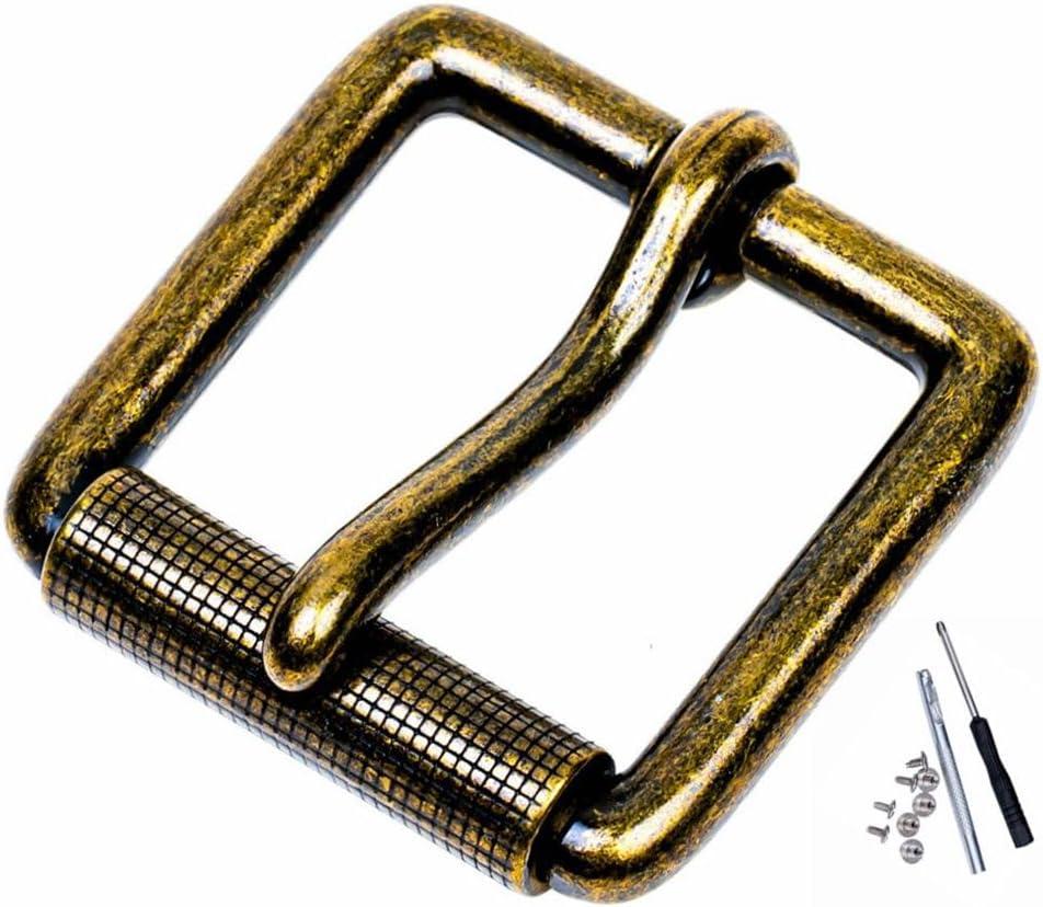 1.5"(38mm-40mm) Belt Buckle Roller Single Prong Heavy Duty Replacement Buckle Belt Accessories