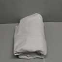 TWODRAPES Natural Pinch Pleated Linen Curtains 1 Panel for Living Room Bedroom Memory Training Shaped Semi Sheer Pleat Drapes with Hooks Rings Light Filtering Window Curtain 60x108