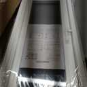 Vinyl Basement Hopper Window, Bathroom Window 32" x 14" White