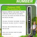 942-04308 Lawn Mower Blades with 6 Star Star, 42 inch Deck Mulching Blades Replace for Cub Cadet, Troy Bilt, Craftsman, Bronco, Pony, Part Number, 942-04308A, 942-04308-X, ZT1, XT1, LT42